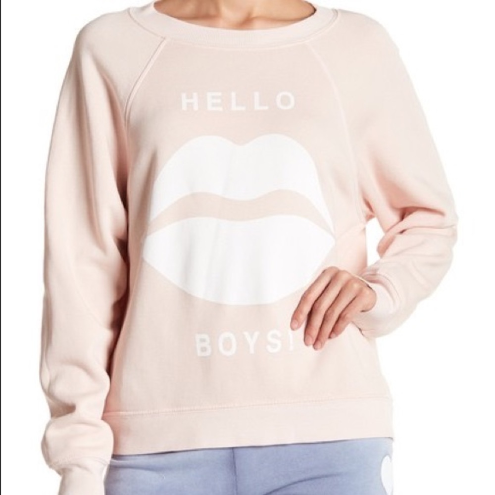 Wildfox Hello Boys Crewneck
